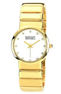 Badgley Mischka Crystal Marker Bracelet Watch