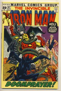 Iron Man 43 VF 1st Guardian Marvel Comics Giant 1971