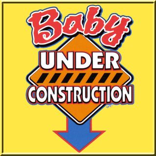Baby Under Construction Pregnant Funny Pregnancy Womens Shirts s M L