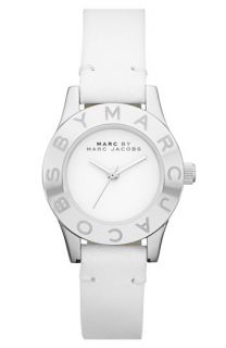 MARC BY MARC JACOBS Blade Round Leather Strap Watch