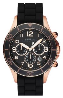 MARC BY MARC JACOBS Rock Large Chronograph Silicone Watch