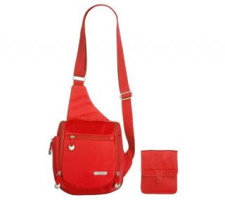 Travelon Nylon Expandable Crossbody Bag with ID Wallet —