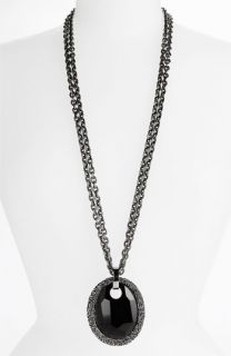 St. John Collection Faceted Pendant Necklace