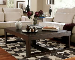  CONTEMPORARY RECTANGULAR COCKTAIL COFFEE TABLE   LIVING ROOM FURNITURE