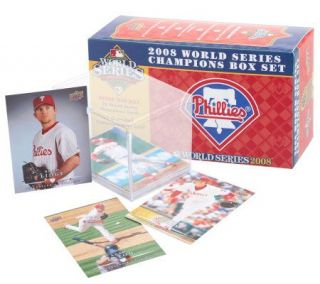 Philadelphia Phillies 2008 World Series Upper Deck Card Set — 