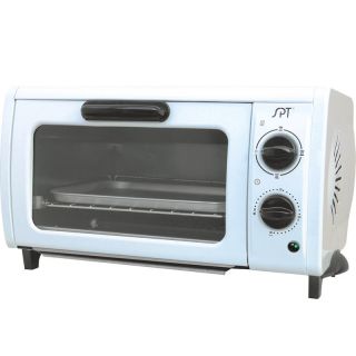 Multi Function Countertop Toaster Oven White Compact Mini Pizza Cooker