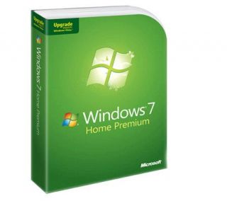 Microsoft Windows 7 Home Premium Edition Upgrade Version —