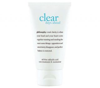philosophy clear days ahead blemish treatment moisturizer   A325304