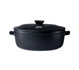 Emile Henry Flame 4.9 Quart Oval Dutch Oven/Stewpot —