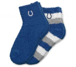 NFL Indianapolis Colts Womens Slipper Socks  2 Pack —