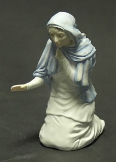 manufacturer coalport pattern hand painted resin nativity figurine