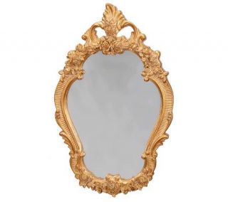 Treasures by Shabby Chic Distressed Rose Gold Tone Mirror —