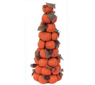14 Pumpkin Cone Topiary by Valerie —