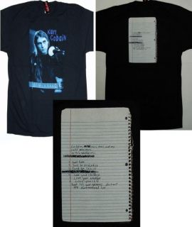 Kurt Cobain Photorealistic Black Hot Topic Anvil 2XL XXL T Shirt New