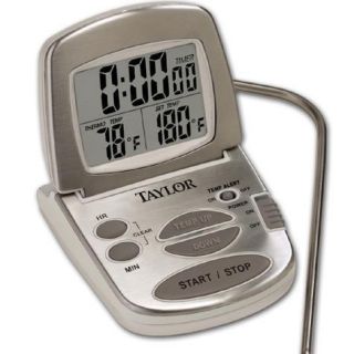 Taylor Gourmet Digital Cooking Thermometer Timer 1478