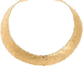 Veronese 18K Clad Bruciato Sculpted Collar —