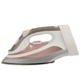 Kalorik Steam Iron with Retractable Cord   Pink —
