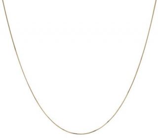 EternaGold 18 Polished Round Snake Necklace 14K Gold, 1.6g —