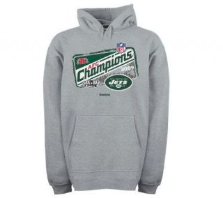 NFL Jets 2009 AFC Conference Champs Locker RoomHooded Fleece   A204614
