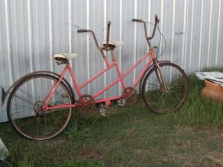 This Is A Vintage Schwinn Coca Cola Bicycle Made for Two