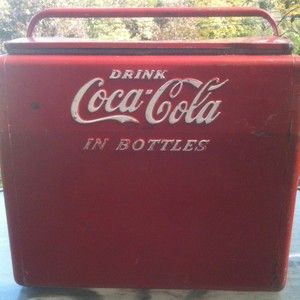 Antique Coca Cola Cooler in Coolers