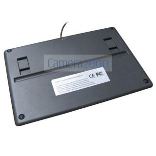 Slim Laptop Style PS 2 Computer Keyboard with Touchpad
