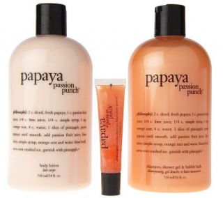 philosophy papaya passion punch trio —