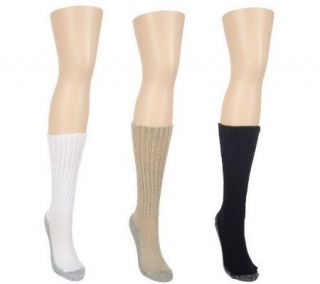 Pair of Comfort Care Non Binding Extra Stretch Crew Socks — 