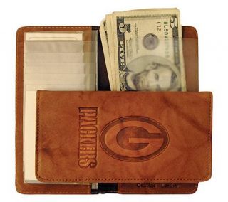 NFL Green Bay Packers Embossed Checkbook Cover —