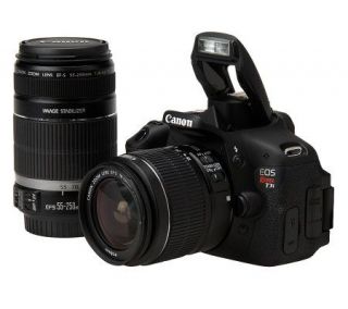 Canon EOS Rebel T3i DSLR 18.0MP Camera w/2 Lens Kit, Camera Bag & 8GB 
