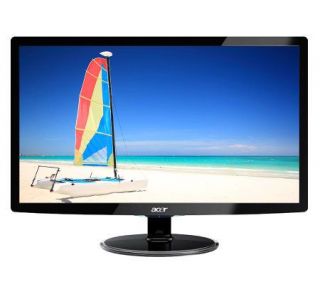 Acer 23 Diagonal Widescreen LCD Monitor   Black   E255349