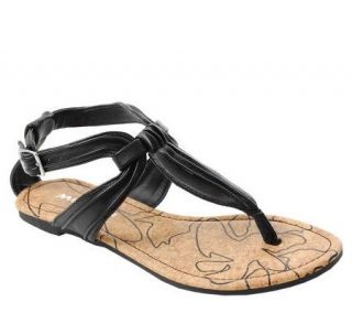 Misbehave by Adi Ankle Strap Flat Sandals —
