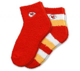 NFL Kansas City Chiefs Womens Slipper Socks  2 Pack   A193317