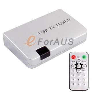 USB 2 0 External TV Tuner Box LCD TV PC Monitor NTSC PAL or SECAM