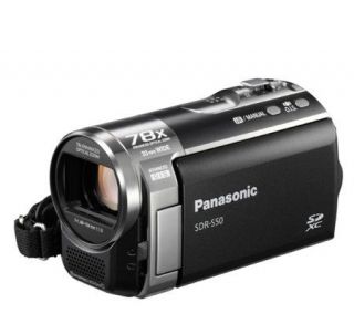 Panasonic SDR S50K Standard Definition Camcorder  Black —