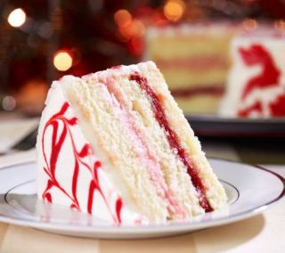 Balboa Desserts 3 lb Cherry Swirl Holiday LayerCake —