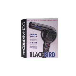 ConAir Pro Blackbird 2000 Watts Professional Hair Dryer Light Weight