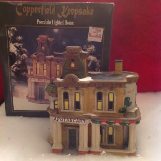 Copperfield Keepsake Porcelain Lighted House Apothecary