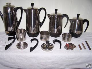 Farberware Coffee Percolator Pots Parts 4 8 and 12 cups USA China
