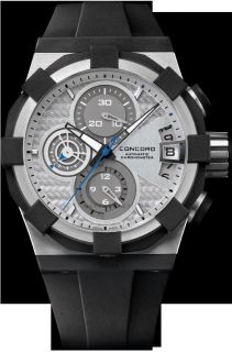 Concord C1 Silver Dial Sport Chronograph Watch 0320006
