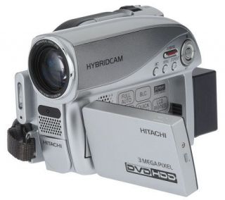 As IsHitachi 30GB HDD DVD Hy brid Camcorder w/10x Opt.Zoom —