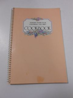Golden Years Club Cogswell North Dakota ND Cookbook