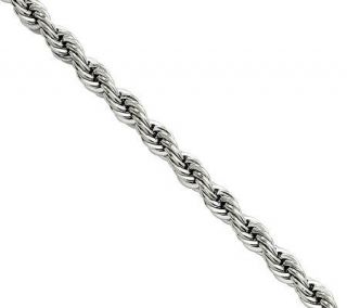 Steel by Design 4.0mm 24 Rope Chain Necklace —