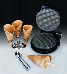  waffle cone express maker ice cream cone maker prepares sugar cones in