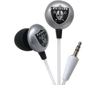 NFL Oakland Raiders Earbud Headphones —