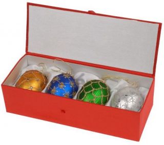 Joan Rivers 2006 Set of 4 Russian Inspired Egg Ornaments —