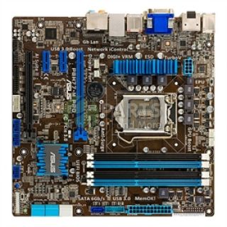 Asus Motherboard P8H77 M Pro Core i7 i5 i3 LGA1155 H77 PCI Express
