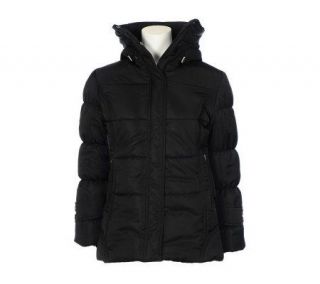 Excelled Quilted Jacket with Detachable Hood   A321033