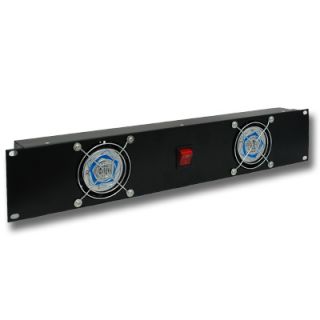 SEISMIC Audio Dual Cooling Fan Rack Case Amplifiers Amp