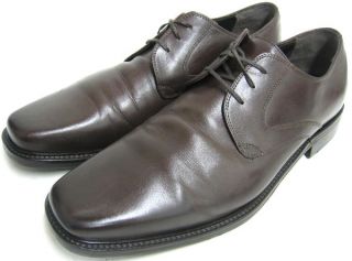  Mens Italian Dress Shoes Brown Leather Colden Oxfords 11 M